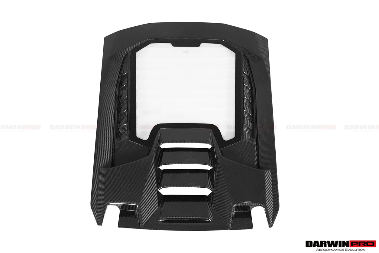 2015 - 2023 Lamborghini Huracan LP610 & LP580 & EVO Coupe Performante Style Carbon Fiber Spoiler Wing and Engine Hood